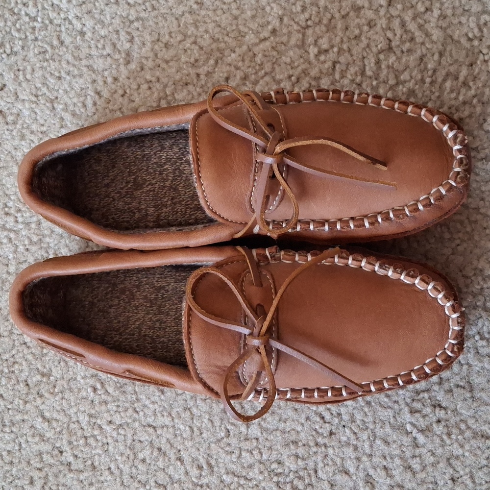 Men's leather driving moccasins